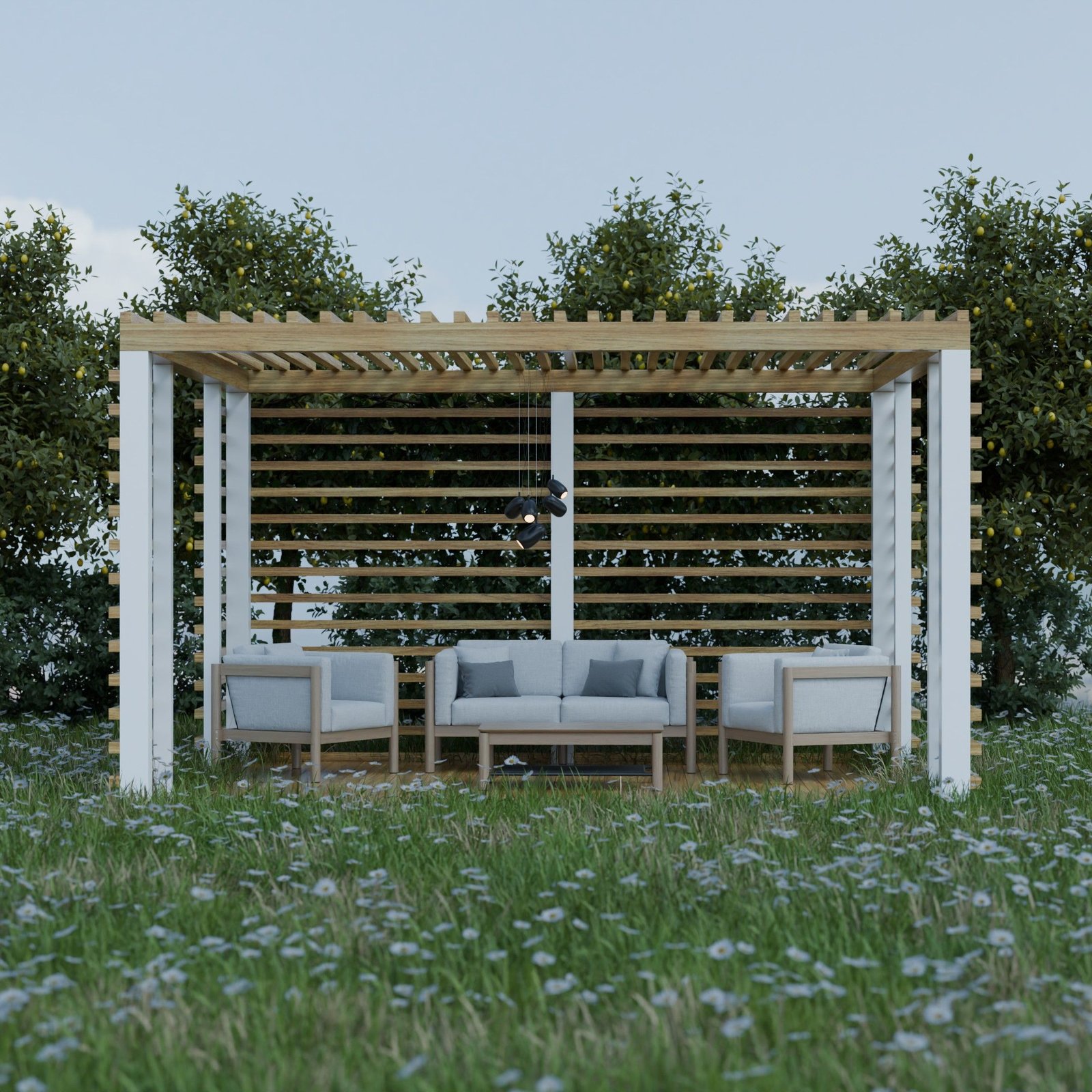 Aluminium pergola Dubai