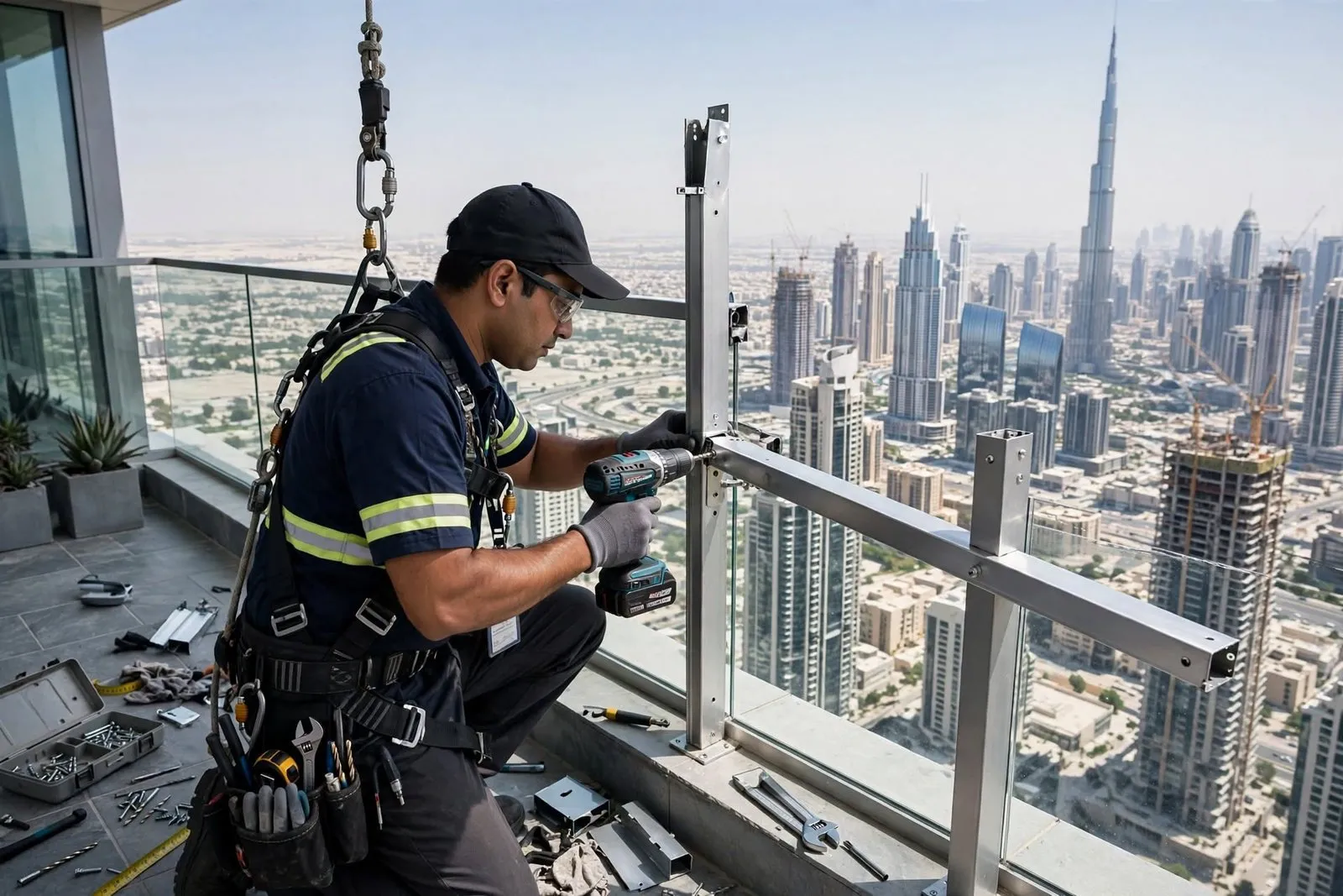 Balcony railing repair Dubai Exact #27 250px