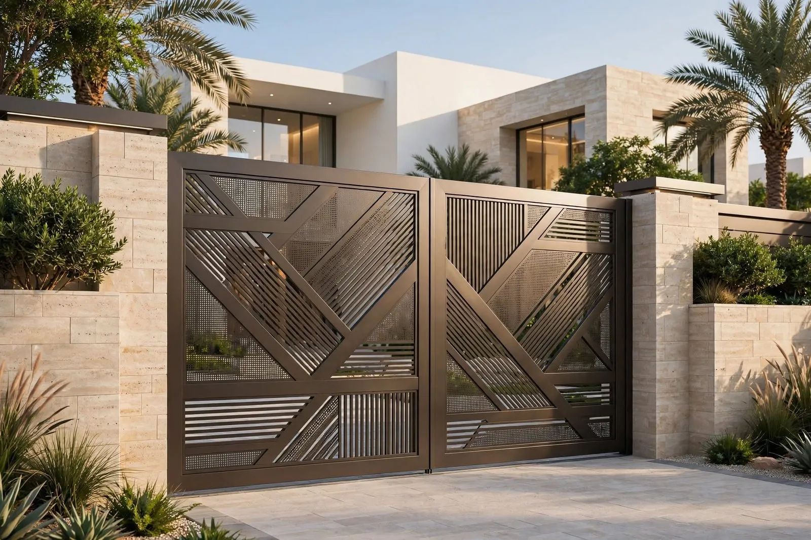 Aluminum gate Dubai Exact #4 250px